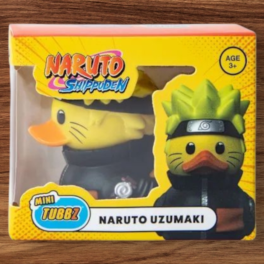NIB Tubbz Mini Naruto Uzumaki Rubber Duck